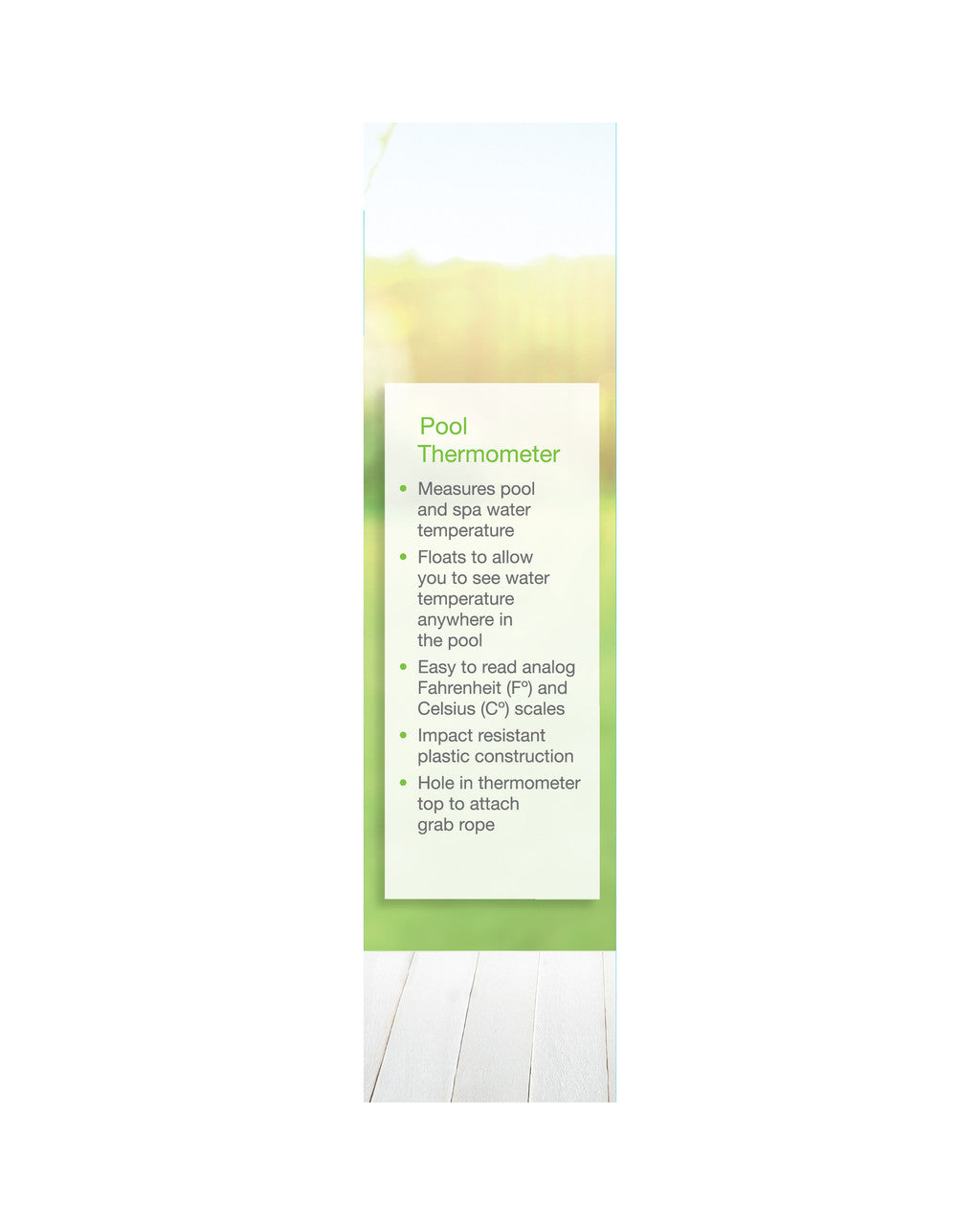 مقياس حرارة للمسبح إنتكس | Intex Pool Thermometer INT28093