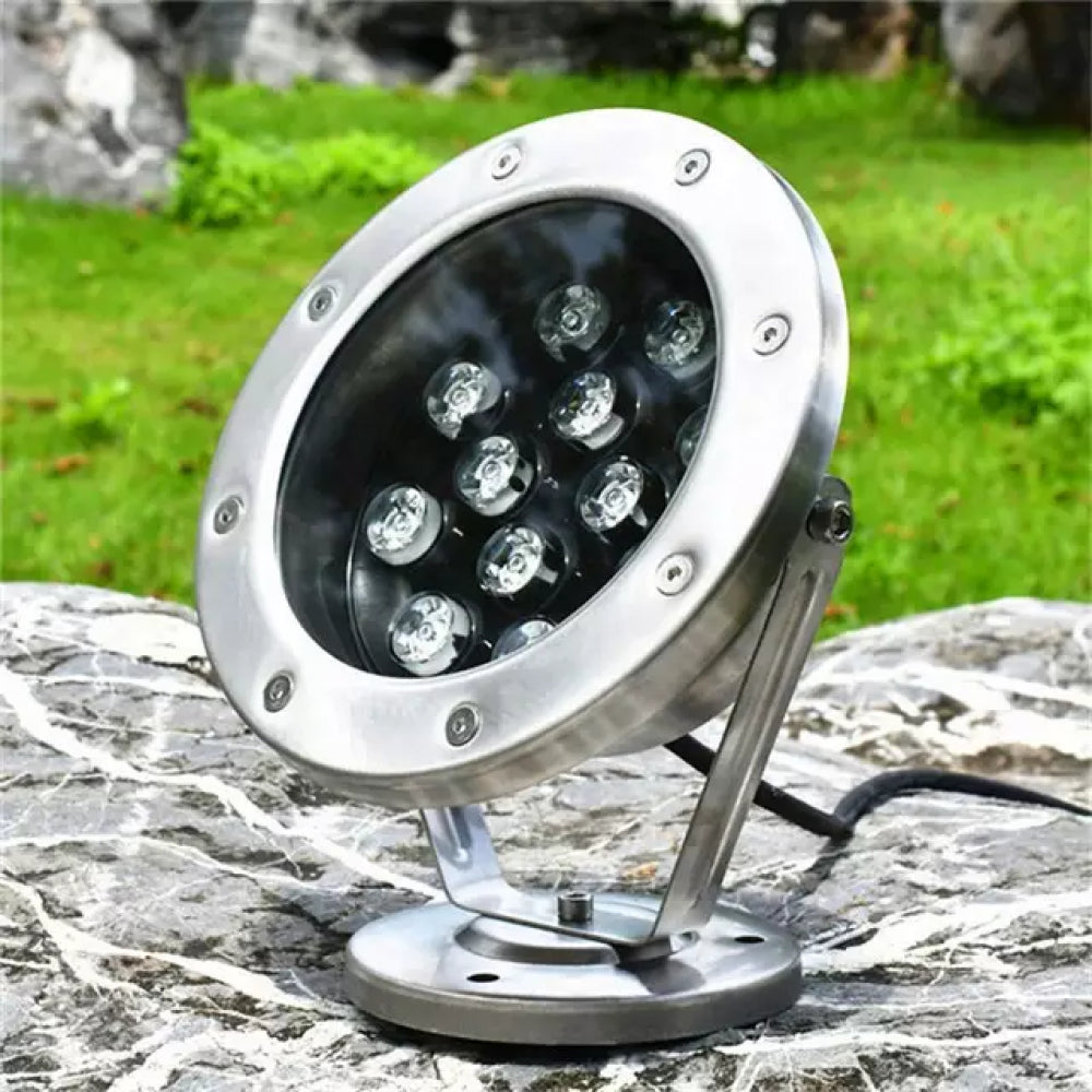12v 9w LED كشاف نافورة ستيل اصفر
