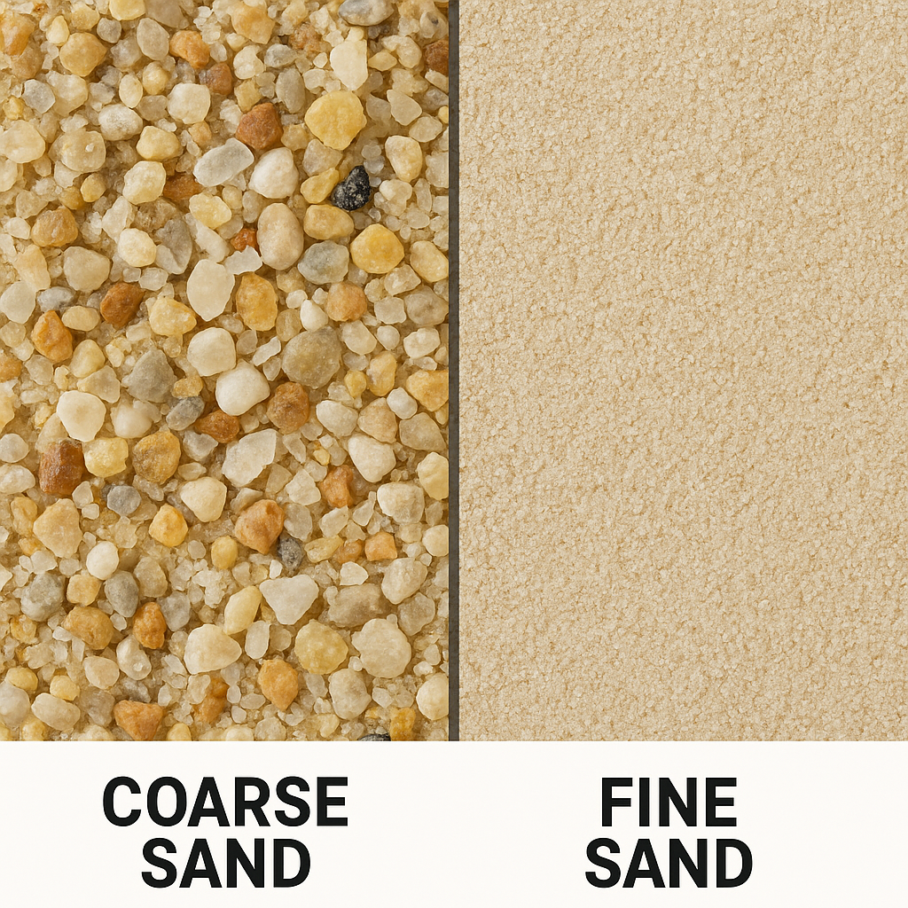 رمل لفلتر المسبح