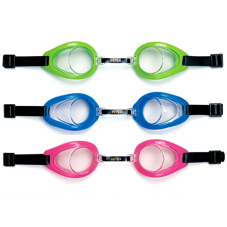 نظارات سباحة للأطفال من إنتكس Play Goggles
نظارات سباحة مريحة للأطفال للمسابح والشواطئ
نظارات سباحة خفيفة الوزن للأطفال Intex
نظارات حماية العين للأطفال أثناء السباحة
نظارات سباحة للأطفال للأنشطة المائية الترفيهية