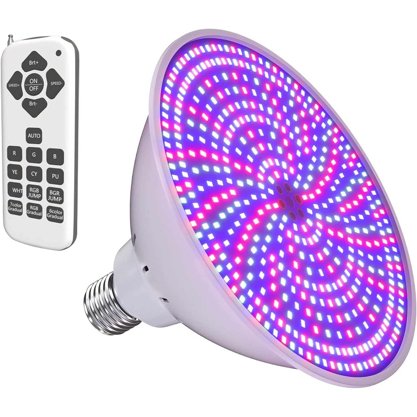 12v 35w LED لمبة كشاف ملون بريموت كنترول
