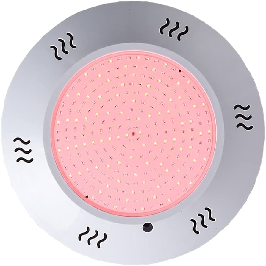 12v 35w LED كشاف مسبح لطش بلاستك أبيض فلات مطلي بالرزن