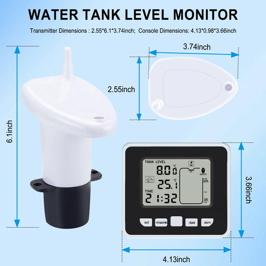 جهاز مراقبة مستوى المياه لاسلكي للخزانات | Wireless Water Tank Level Monitor