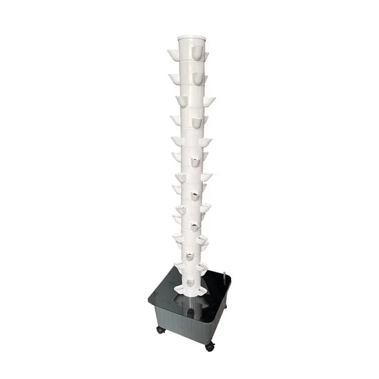برج زراعة مائية عمودي 15 طبقة 45 فتحة | Vertical Hydroponic Grow Tower