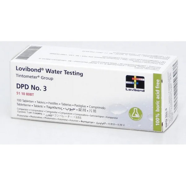 أقراص DPD No.3 لاختبار المياه 100 قرص | Water Test