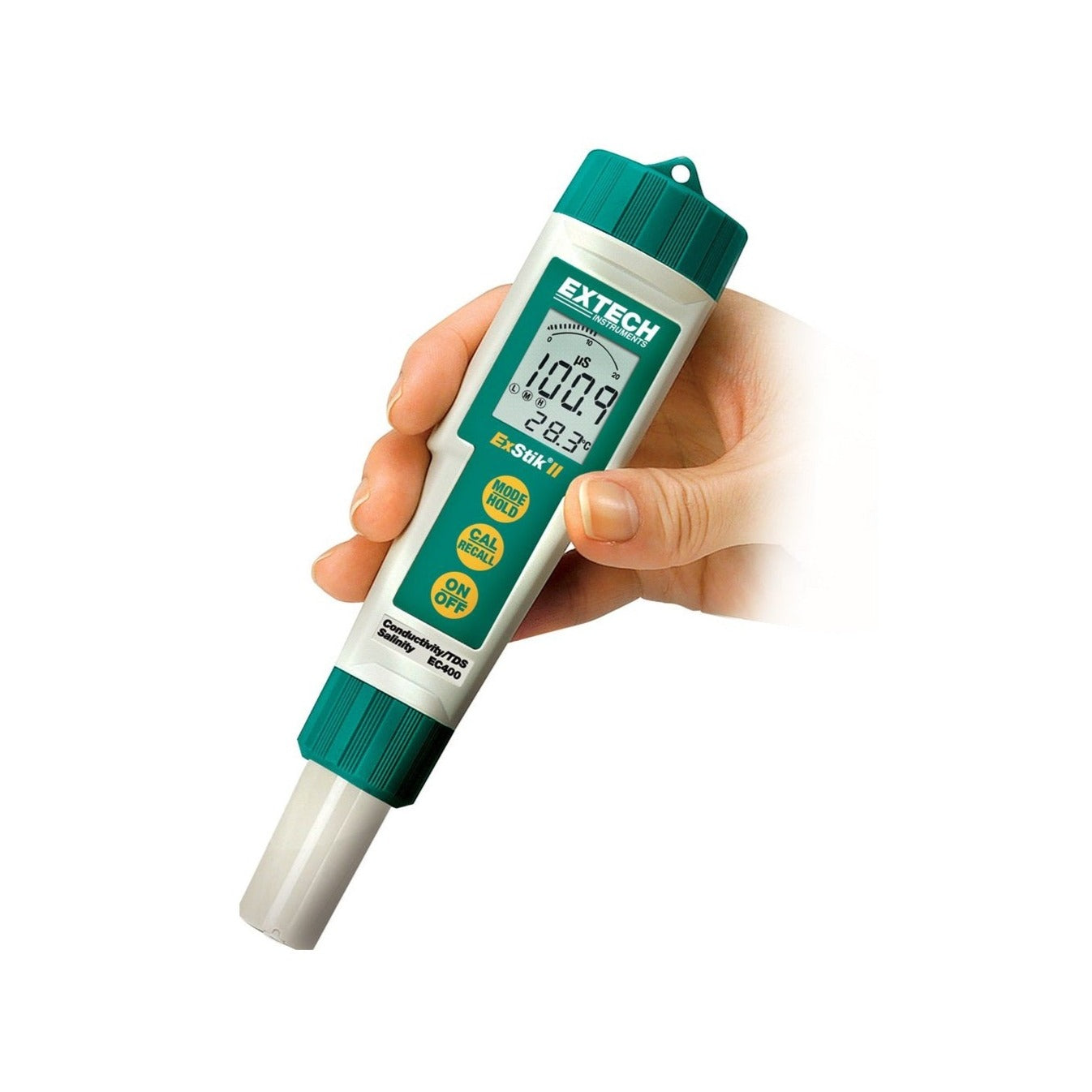 جهاز قياس الموصلية الكهربائية/TDS/الملوحة من EXTECH ExStik® II - EC400