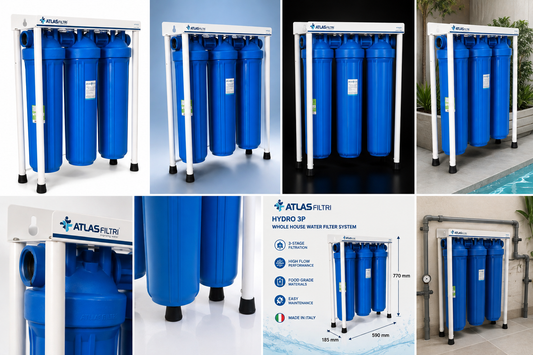 فلتر جامبو 3 مراحل 20 بوصة | Atlas Jumbo 3-Stage Water Filter 20 Inch