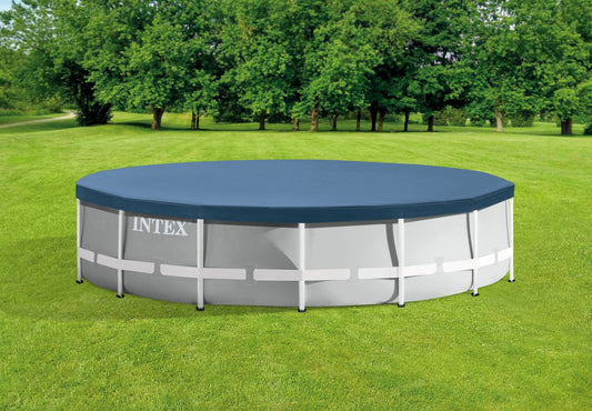 غطاء حمام سباحة دائري 15 قدم × 10 بوصة إنتكس | Intex Round Pool Cover 15ft x 10in INT28032