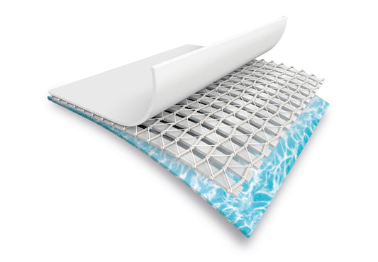 حمام سباحة بإطار معدني بتصميم شاطئي 3.05 متر × 76 سم إنتكس | Intex Beachside Metal Frame Pool 3.05m x 76cm INT28206