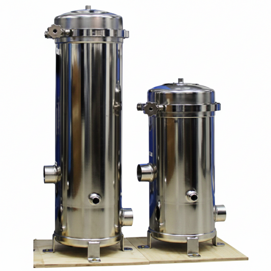 Stainless Steel 5-Cartridge Filter Housing 10 Inch BN1-W5L1 | حاوية فلاتر ستانلس ستيل 5 شمعات 10 بوصة BN1-W5L1