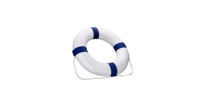 طوق نجاة أبيض وأزرق | White & Blue Lifebuoy Ring