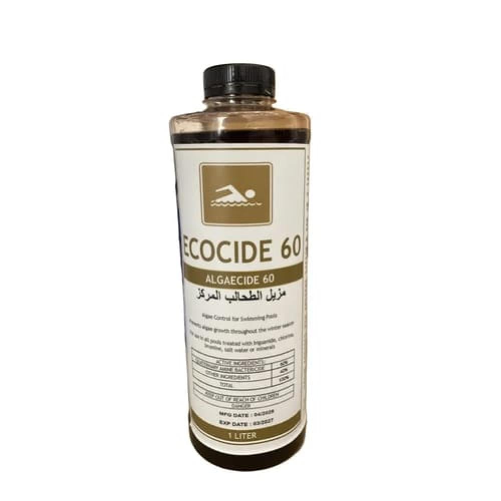 إيكوسايد 60 مزيل طحالب المسابح 1 لتر | Ecocide 60 Pool Algaecide 1L