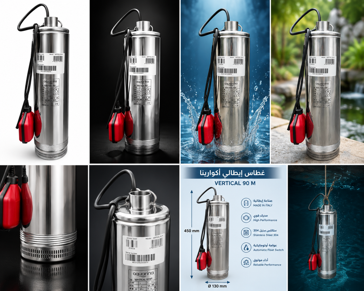 غطاس 1.5 حصان | Aquarina Submersible Pump