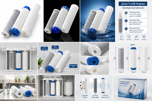 طقم غيار فلاتر المياه | Water Filter Replacement Kit