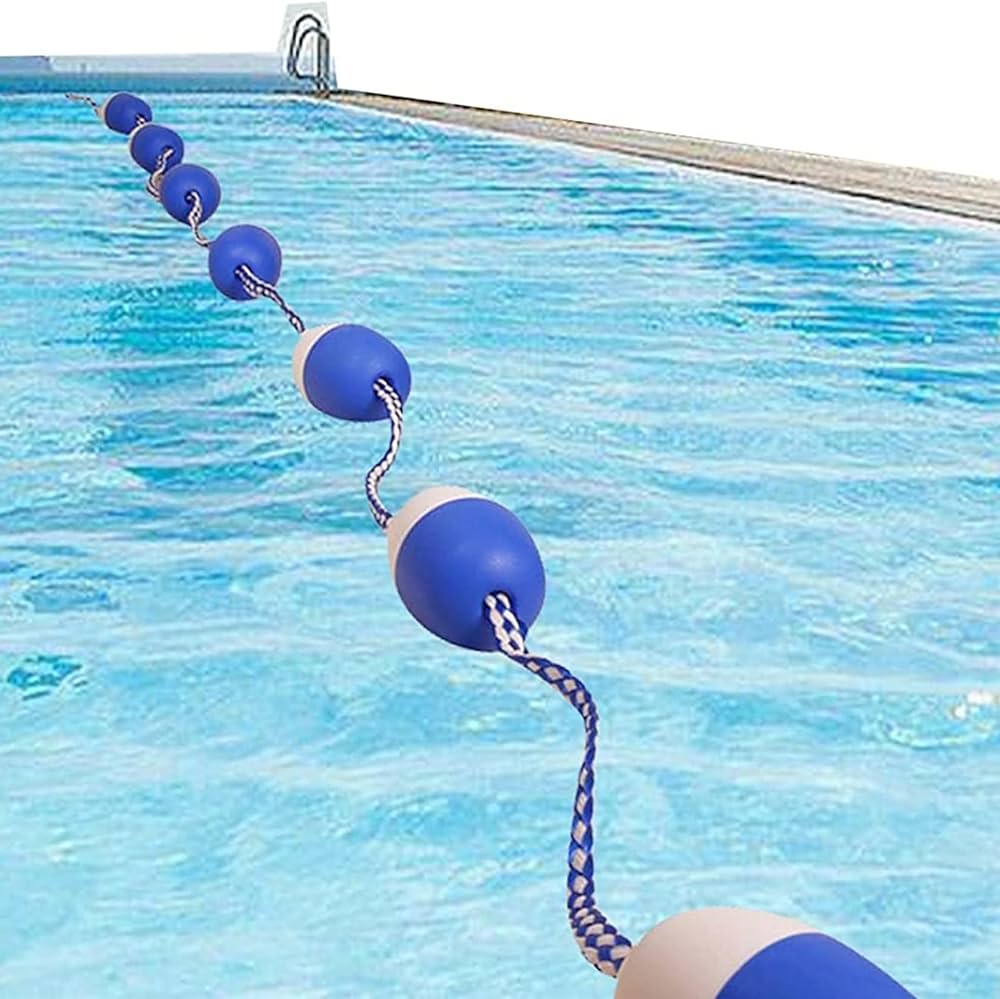 حبل تحديد مسارات المسبح 6 متر مع عوامات | Pool Lane Rope 6 m with Floats