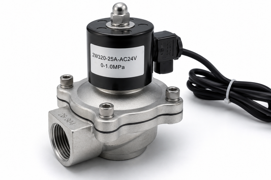 24V AC صمام سولينويد كهربائي | Electric Solenoid Valve 2W320-25A