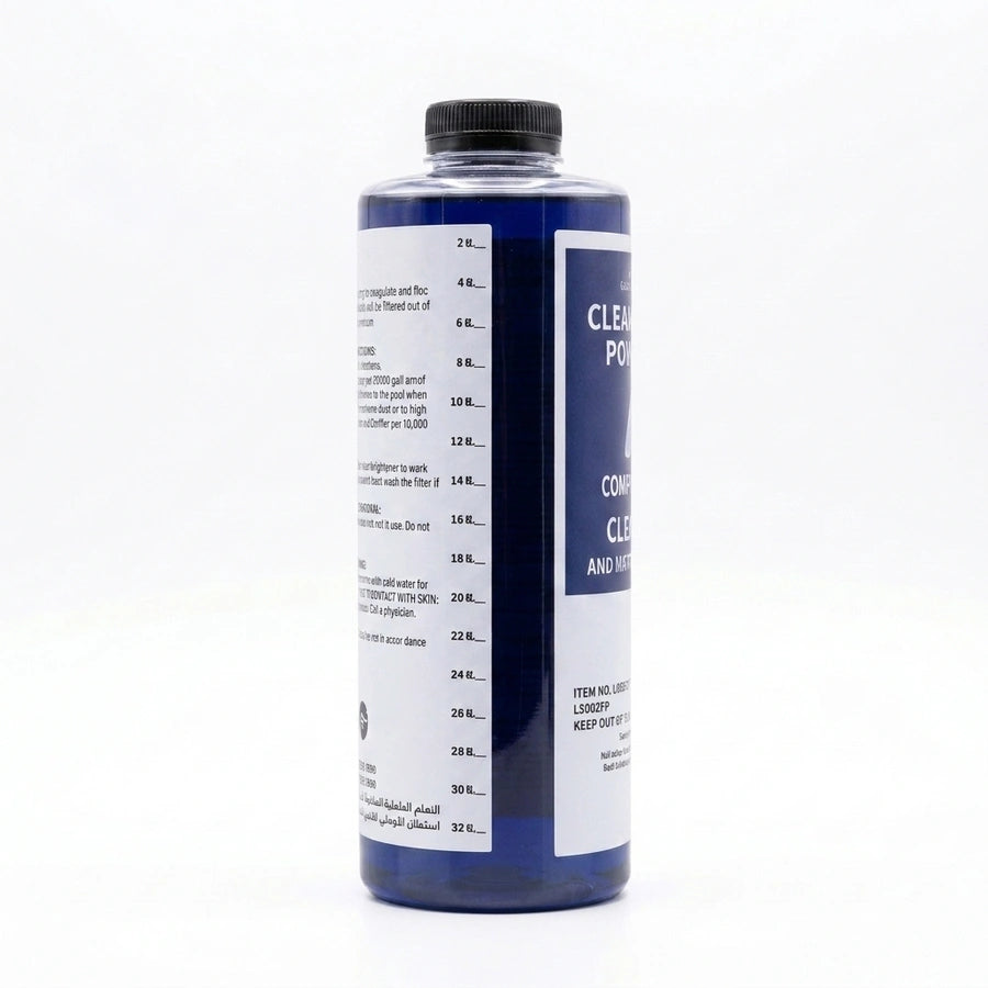 كلير باور ملمع ومصفي مياه المسابح 1 لتر | Clear Power Pool Clarifier & Water Brightener 1L