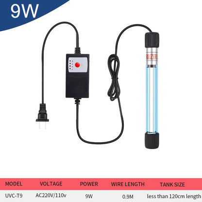 لمبة UV لتعقيم حوض السمك | Aquarium Sterilization Lamp 5-11W