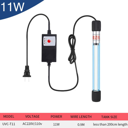 لمبة UV لتعقيم حوض السمك | Aquarium Sterilization Lamp 5-11W