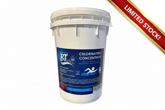 كلور حبيبات بي تي سوبر للمسابح 50 رطل (22.7 كجم) سريع الذوبان | BT Super Granular Pool Chlorine 50 lb (22.7 kg) Fast-Dissolving