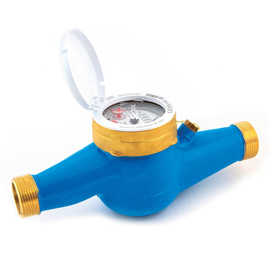 عداد مياه B Meters نحاسي بغطاء واق