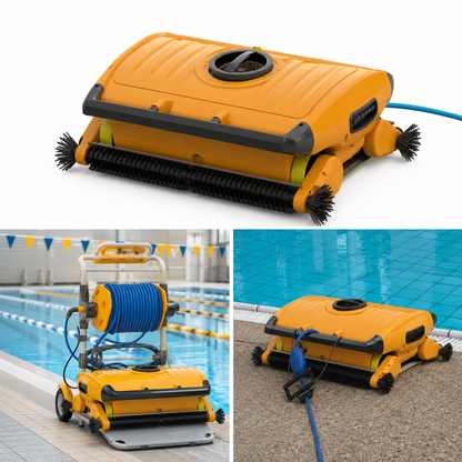 روبوت تنظيف المسابح الأوتوماتيكي | Dolphin Wave 300XL Automatic Pool Cleaner