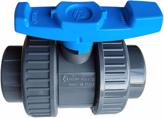 محبس دبل شدوصل أزرق تكنوبلاستك 3 بوصة