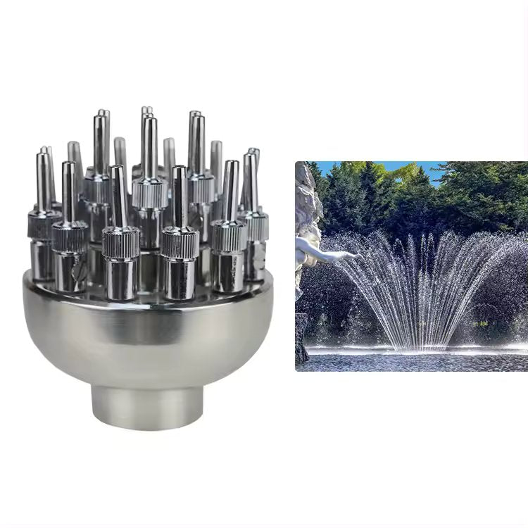 راس نافورة شجري ستانلس ستييل