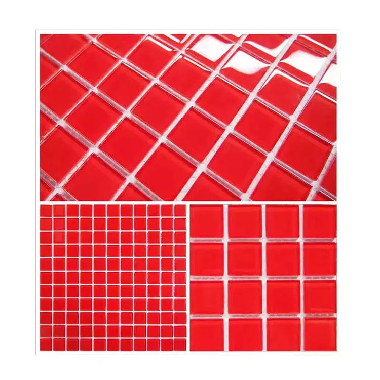 بلاط كريستال أحمر بالمتر المربع | Red Crystal Tile per m²