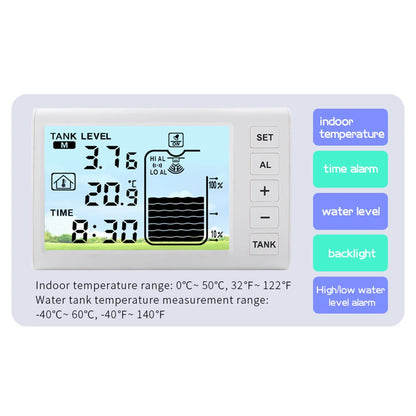 جهاز مراقبة مستوى المياه اللاسلكي بالموجات فوق الصوتية | Ultrasonic Water Tank Level Meter