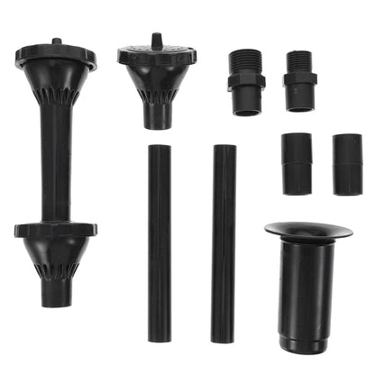 طقم فوهات نافورة للمضخات متعددة الأشكال – Fountain Pump Nozzle Set Water Spray Heads for Pond & Pool Pumps