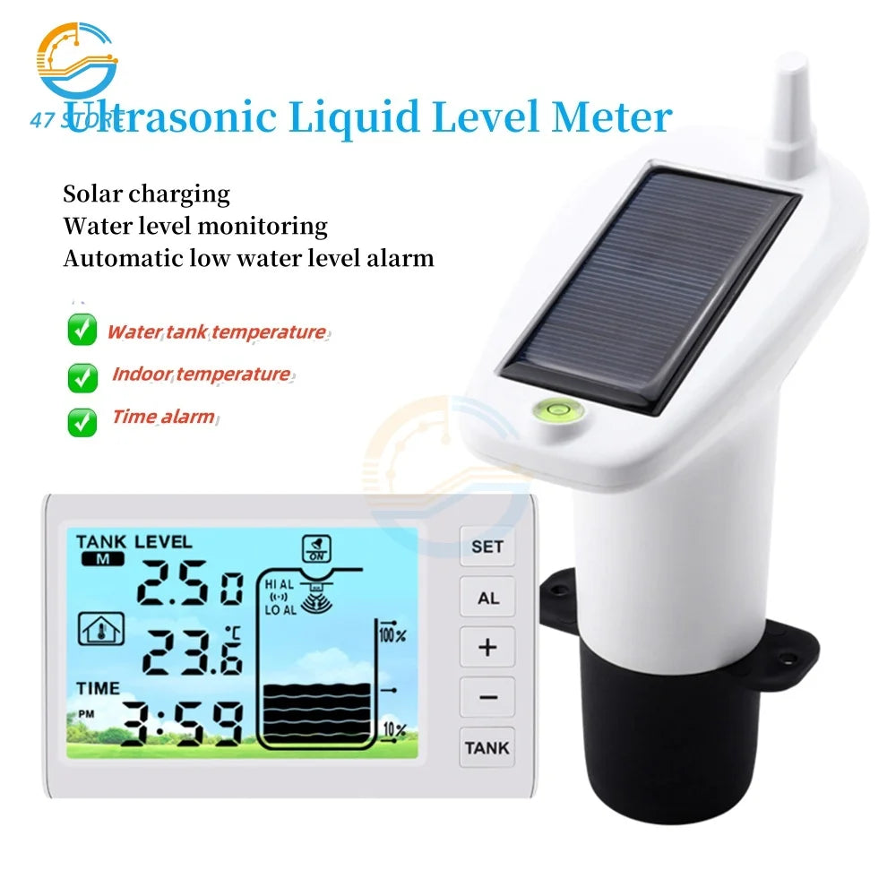 جهاز مراقبة مستوى المياه اللاسلكي بالموجات فوق الصوتية | Ultrasonic Water Tank Level Meter