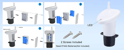 جهاز مراقبة مستوى المياه لاسلكي للخزانات | Wireless Water Tank Level Monitor