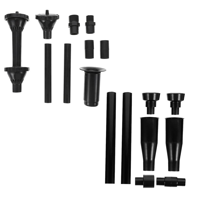 طقم فوهات نافورة للمضخات متعددة الأشكال – Fountain Pump Nozzle Set Water Spray Heads for Pond & Pool Pumps