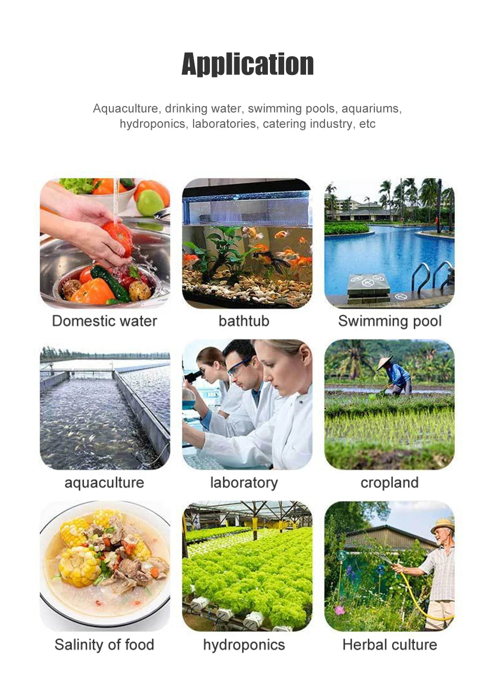 جهاز قياس جودة المياه 7 في 1 من WESTTUNE | Digital Water Quality Tester PH TDS EC Salt Temperature