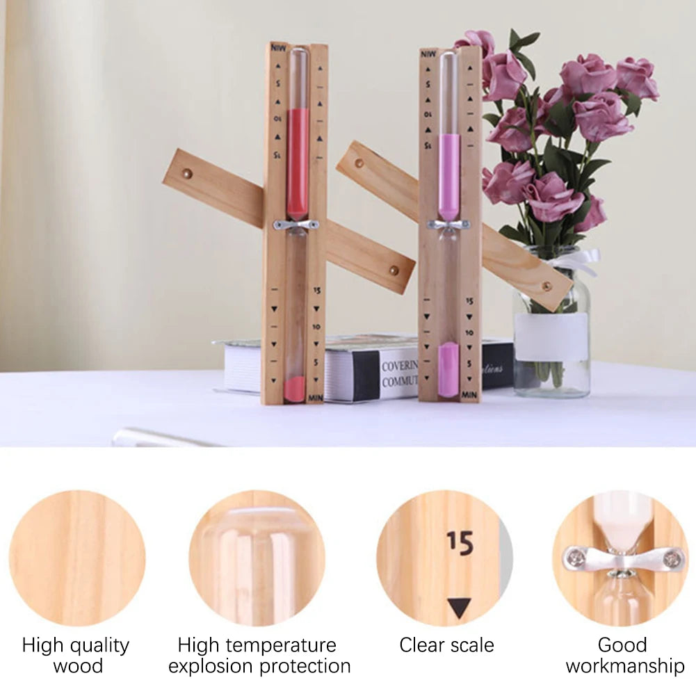 ساعة رملية خشبية للساونا 15 دقيقة | Sauna Sand Timer 15 Minutes