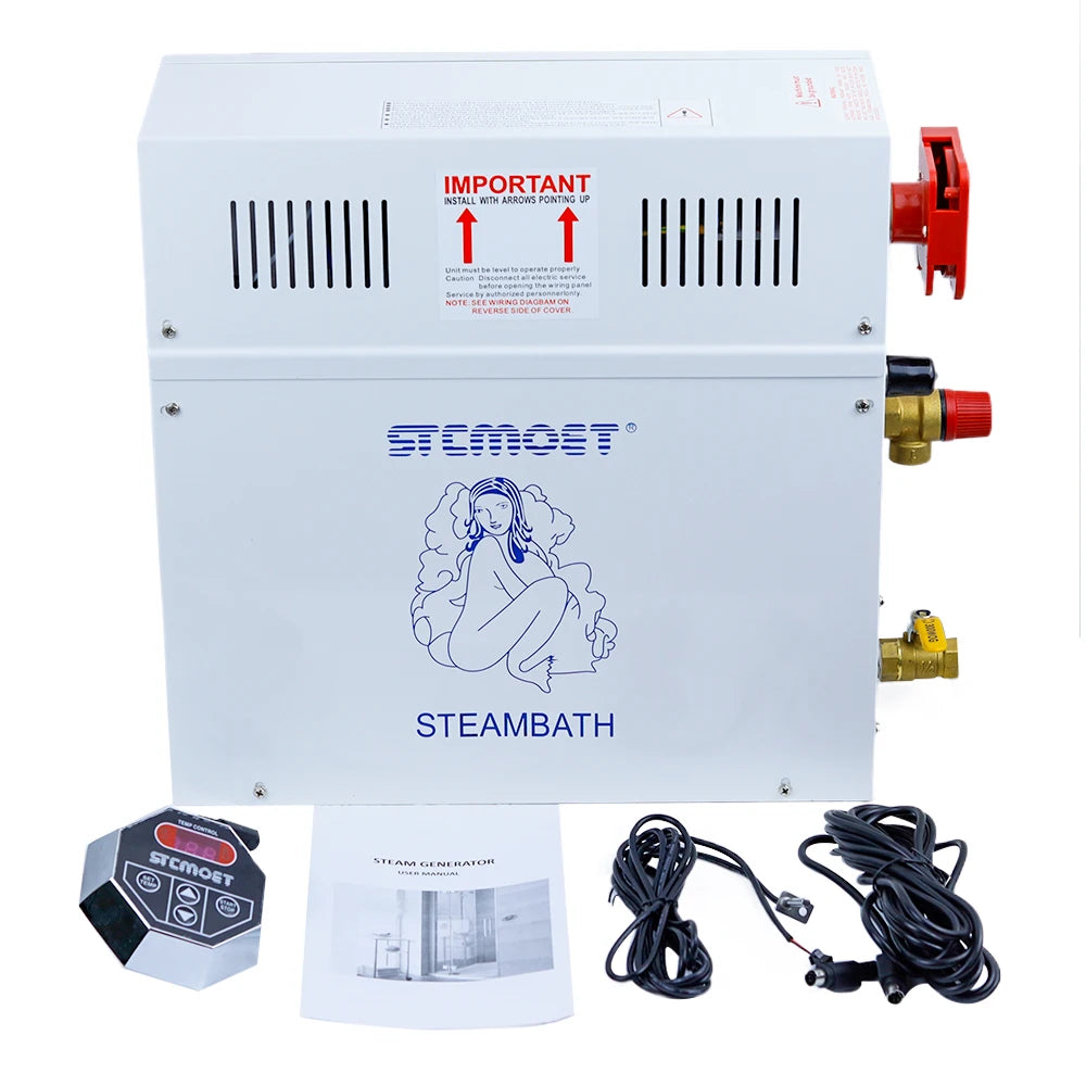 مولد بخار ساونا منزلي 220V/380V | Steam Generator for Sauna, SPA & Steam Shower with Digital Controller