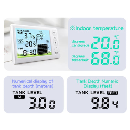 جهاز مراقبة مستوى المياه اللاسلكي بالموجات فوق الصوتية | Ultrasonic Water Tank Level Meter