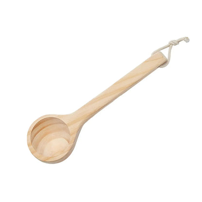 طقم إكسسوارات ساونا خشبي 4 لتر | Sauna Accessories Set with Wooden Bucket 4L
