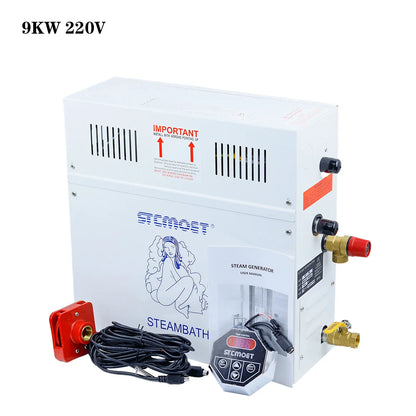 مولد بخار ساونا منزلي 220V/380V | Steam Generator for Sauna, SPA & Steam Shower with Digital Controller