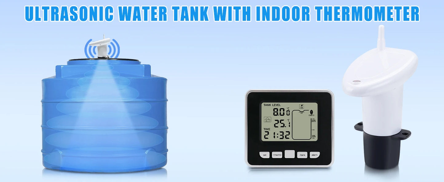 جهاز مراقبة مستوى المياه لاسلكي للخزانات | Wireless Water Tank Level Monitor