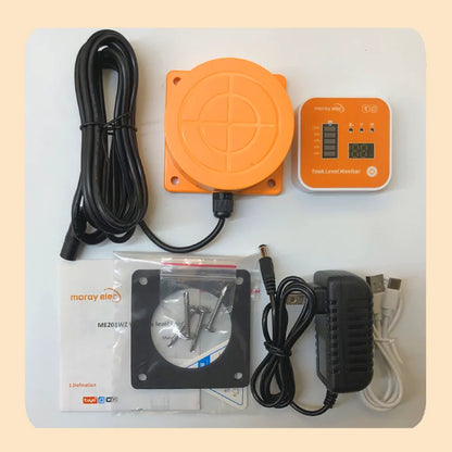 حساس مستوى المياه الذكي Tuya بشاشة LCD | Ultrasonic Water Tank Level Sensor