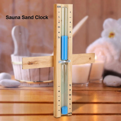 ساعة رملية خشبية للساونا 15 دقيقة | Sauna Sand Timer 15 Minutes