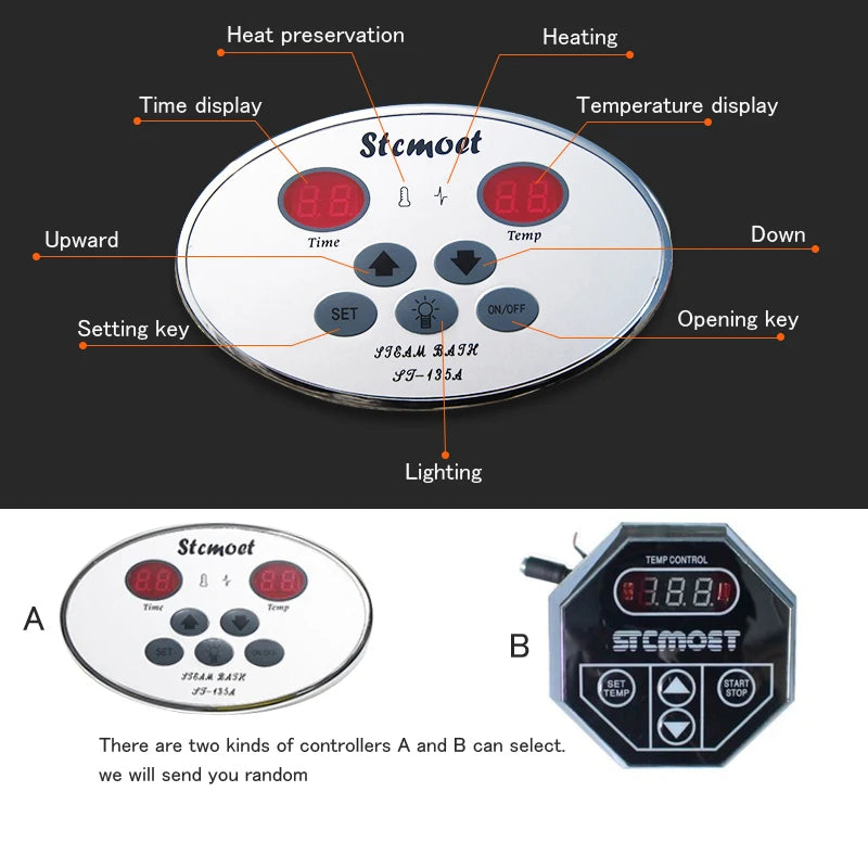 مولد بخار ساونا منزلي 220V/380V | Steam Generator for Sauna, SPA & Steam Shower with Digital Controller