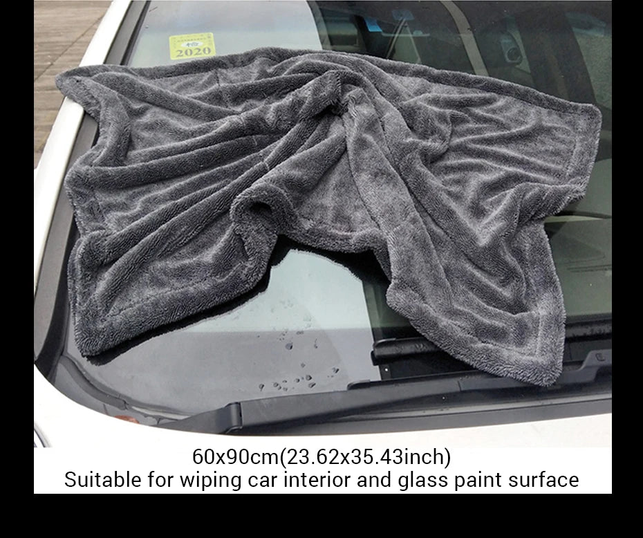 منشفة مايكروفايبر 1200GSM للسيارات | SEAMETAL Car Detailing Towel