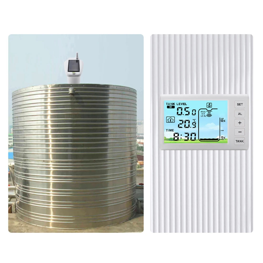 جهاز مراقبة مستوى المياه اللاسلكي بالموجات فوق الصوتية | Ultrasonic Water Tank Level Meter