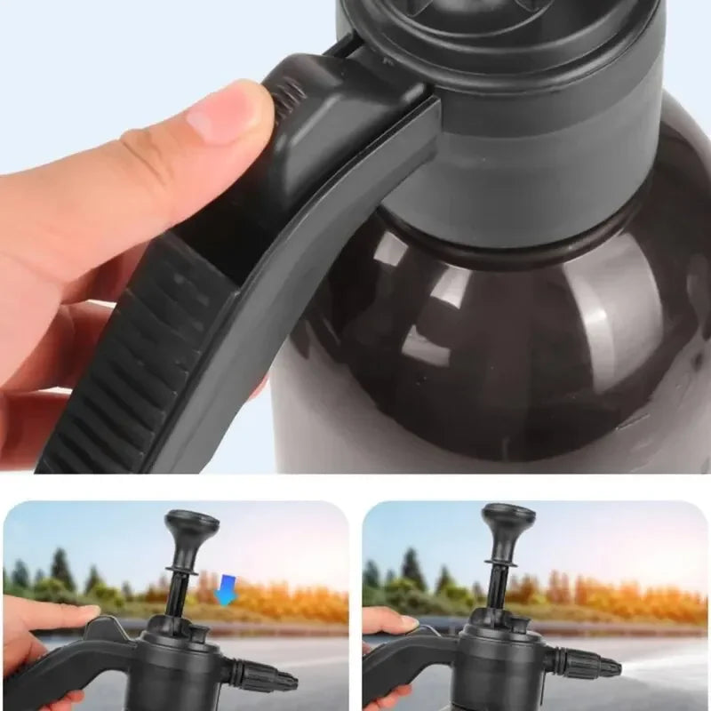 رشاش رغوة يدوي 2 لتر لغسيل السيارات والتنظيف – 2L Hand-held Foam Sprayer Car Wash Pressure Bottle