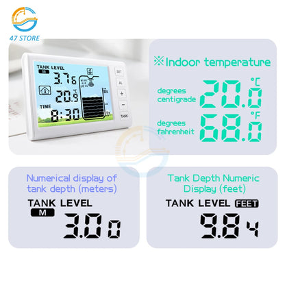 جهاز مراقبة مستوى المياه اللاسلكي بالموجات فوق الصوتية | Ultrasonic Water Tank Level Meter