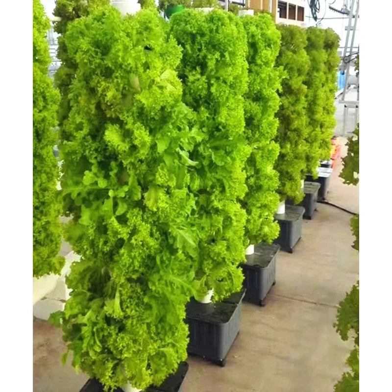 برج زراعة مائية عمودي 15 طبقة 45 فتحة | Vertical Hydroponic Grow Tower