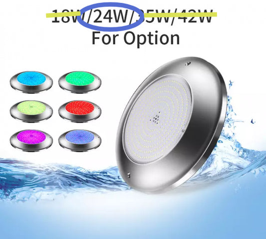 كشاف مسبح لطش بلاستيك ليد بريموت 24واط 12ف